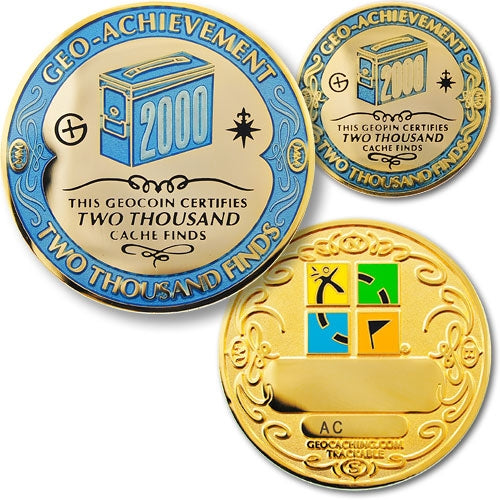 Challenges Geocoin and Tag Set - Days of Geocaching – Landsharkz