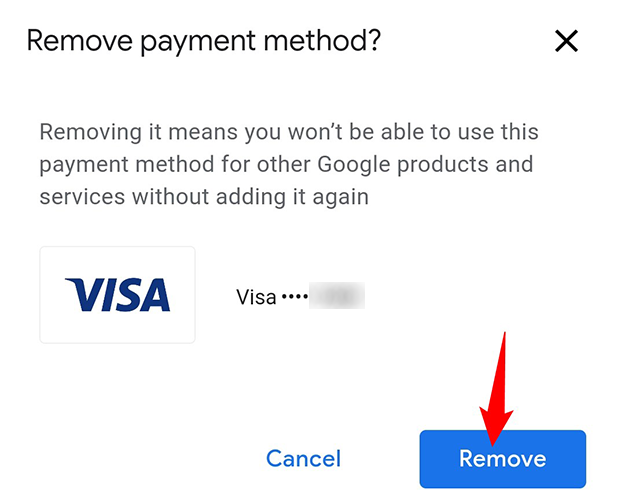 How to remove your payment method from the Play Store