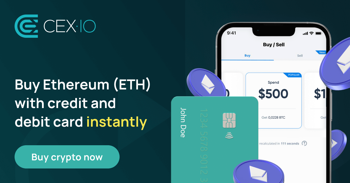Buy Ethereum with Credit or Debit Card | Buy ETH Instantly