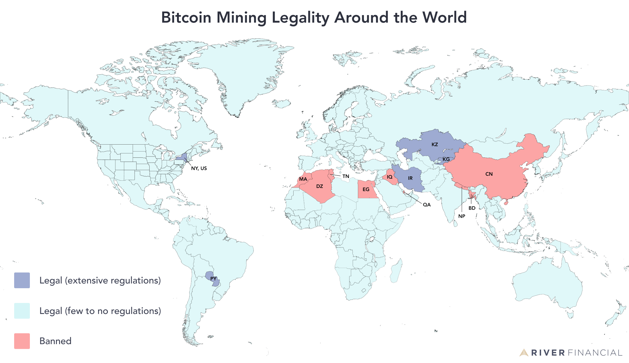Countries Where Bitcoin Is Legal and Illegal