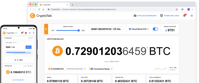 Multiply your mining speed with bitcoinhelp.fun | CryptoTab Browser