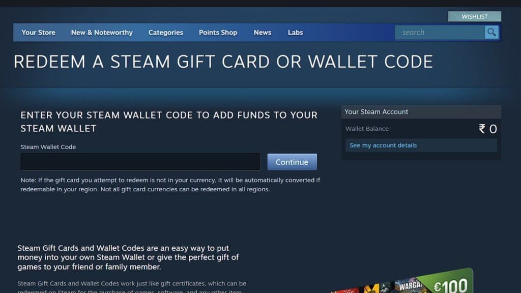 Steam Support :: Where to buy Steam Wallet Codes