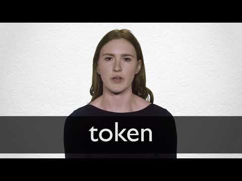 TOKEN | English meaning - Cambridge Dictionary