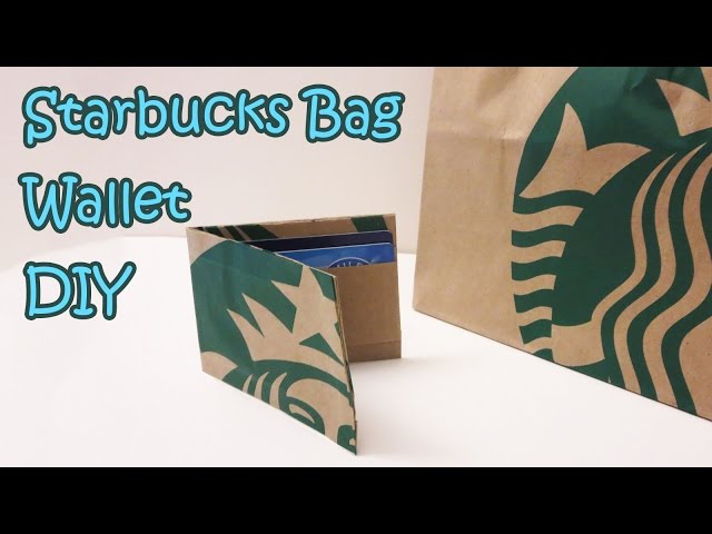 Lifehack: Transform a Starbucks paper bag into a fully functional wallet! | SoraNews24 -Japan News-