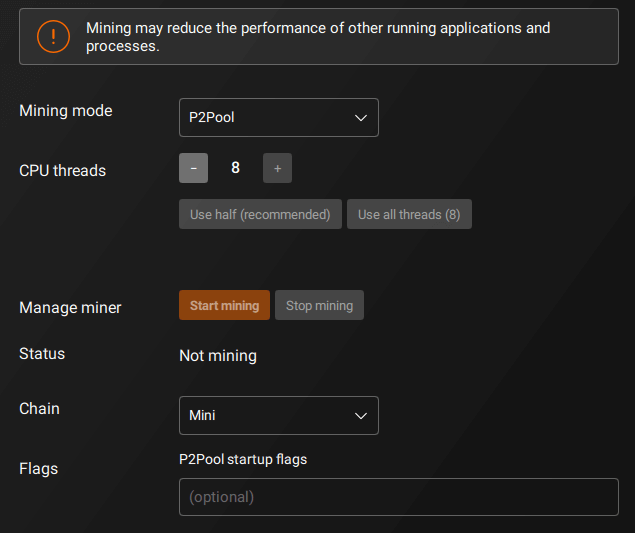 How to solo mine with the GUI | Monero - secure, private, untraceable