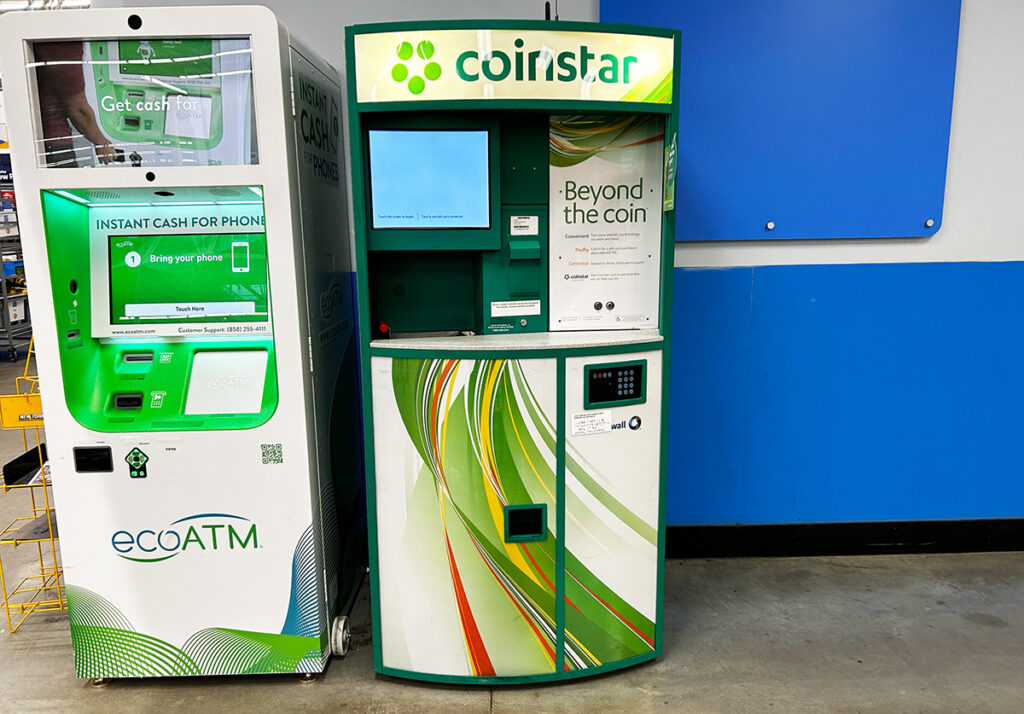 Get cash for your coins at Coinstar