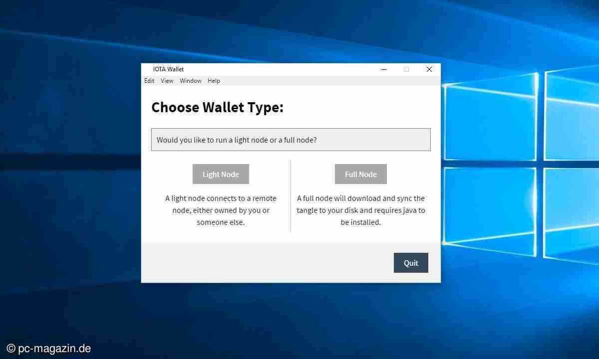 IOTA Wallet (free) download Windows version