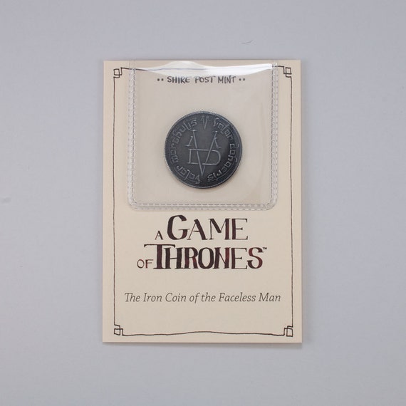 Iron Coin of the Faceless Man - A Game of Thrones | Shire Post Mint