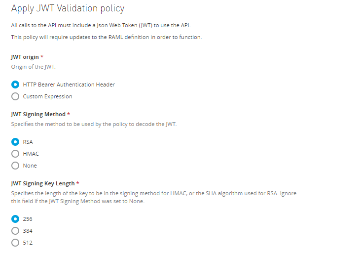 Mulesoft API Gateway JWT Authorization via OneLogin - OneLogin Developers