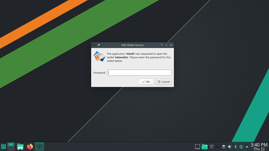 – Can't access the KWallet in KDE 5, since latest updates in Kubuntu Vivid