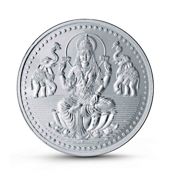 Goddess Lakshmi 50 Gram Silver Coin