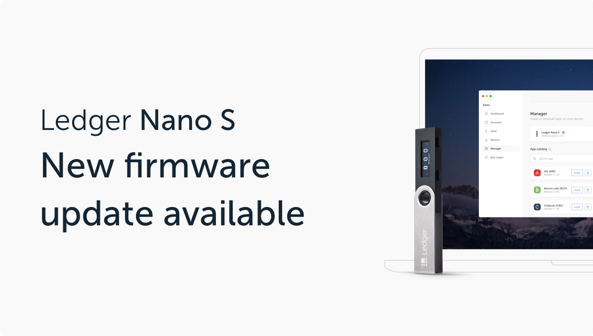 How to update Ledger Nano S, Nano X firmware - Upgrade Ledger device