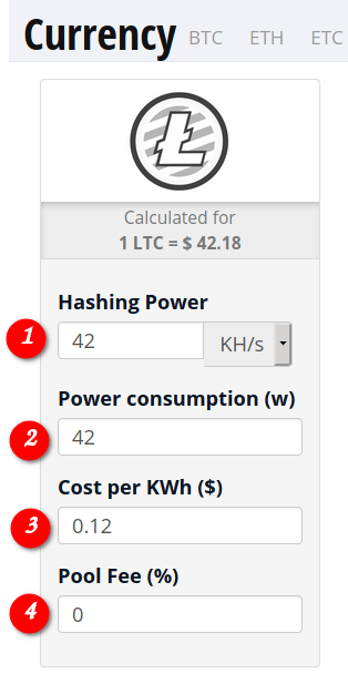 Dogecoin (DOGE) mining profitability calculator