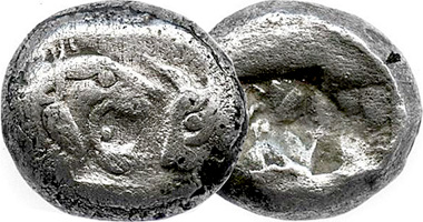 Trite - Alyattes II (Sardes) - Kings of Lydia – Numista