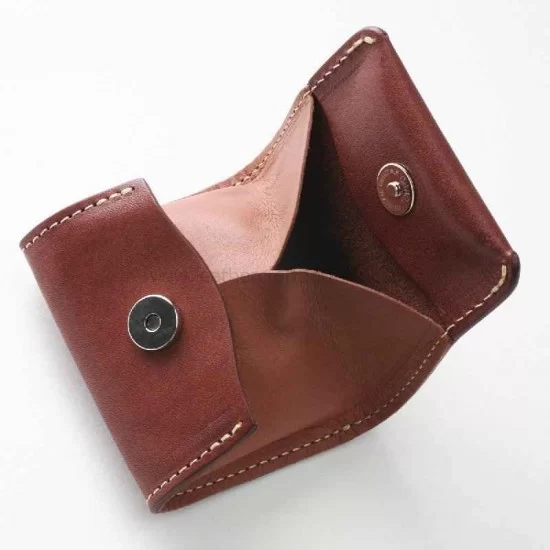 [Free Template] DIY Leather Coin Pouch - No-Sew Drawstring