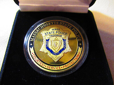 Massachusetts State Police Challenge Coins – Honoring Massachusetts Po