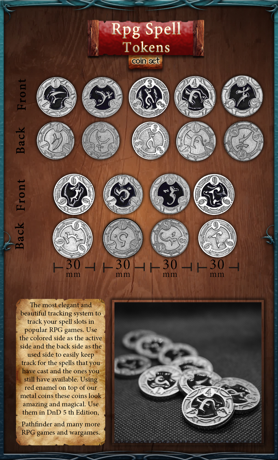 Board Game Currency - Metal Game Coins, Bars, & More – The Broken Token