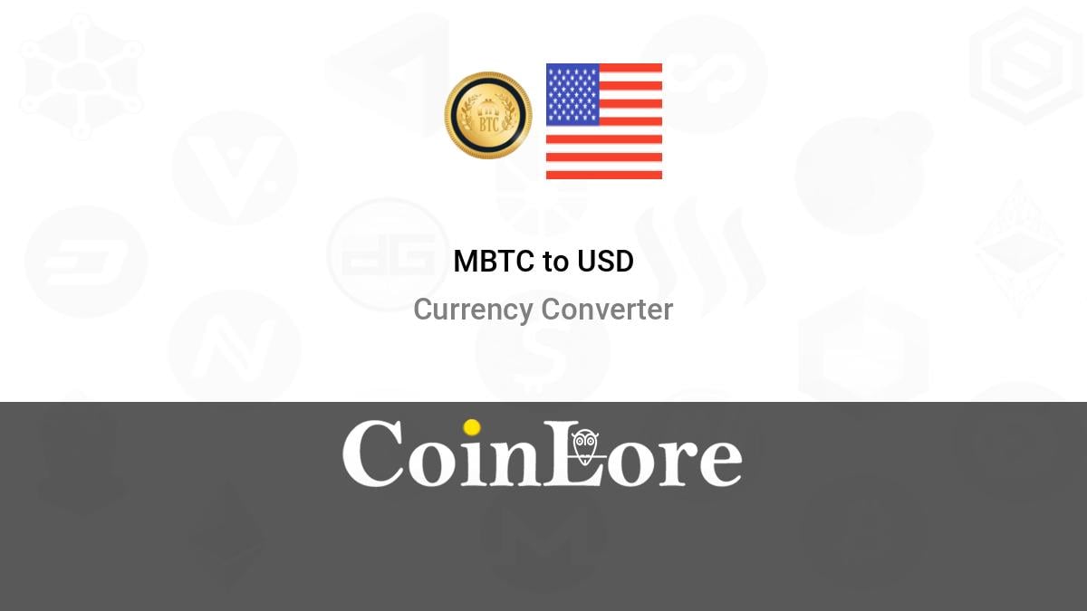 Convert Mirrored Bitcoin (MBTC) to USD Calculator, _3_1_5_ MBTC to USD