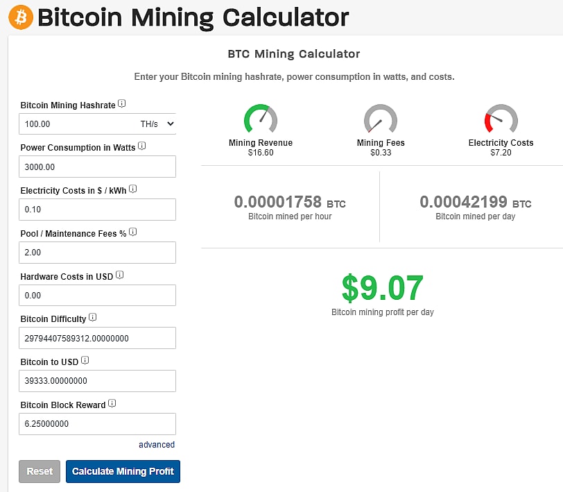 Calculator for mining - bitcoinhelp.fun