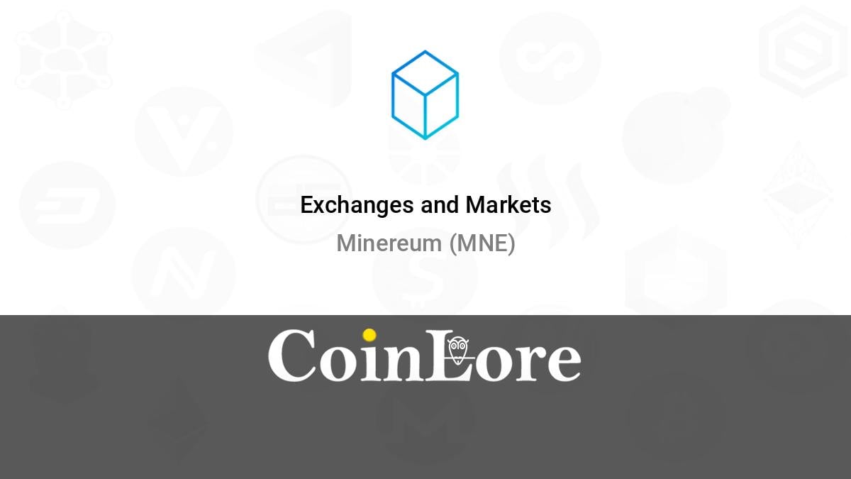 Minereum Price (MNE), Market Cap, Price Today & Chart History - Blockworks