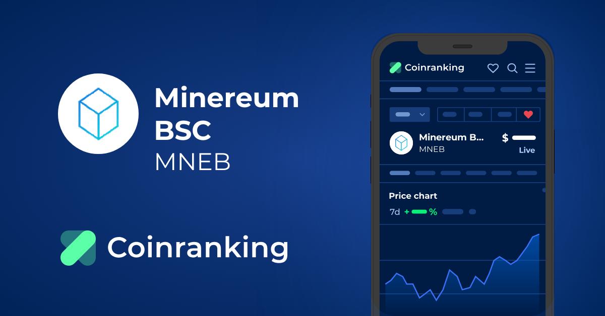 Minereum BSC price today, MNEB to USD live price, marketcap and chart | CoinMarketCap