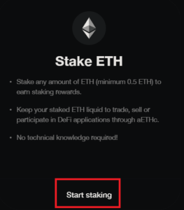 Ethereum staking