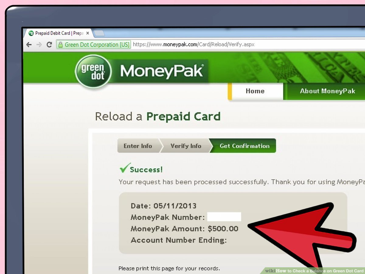 Money Pak Green Dot Gift Card Balance Check