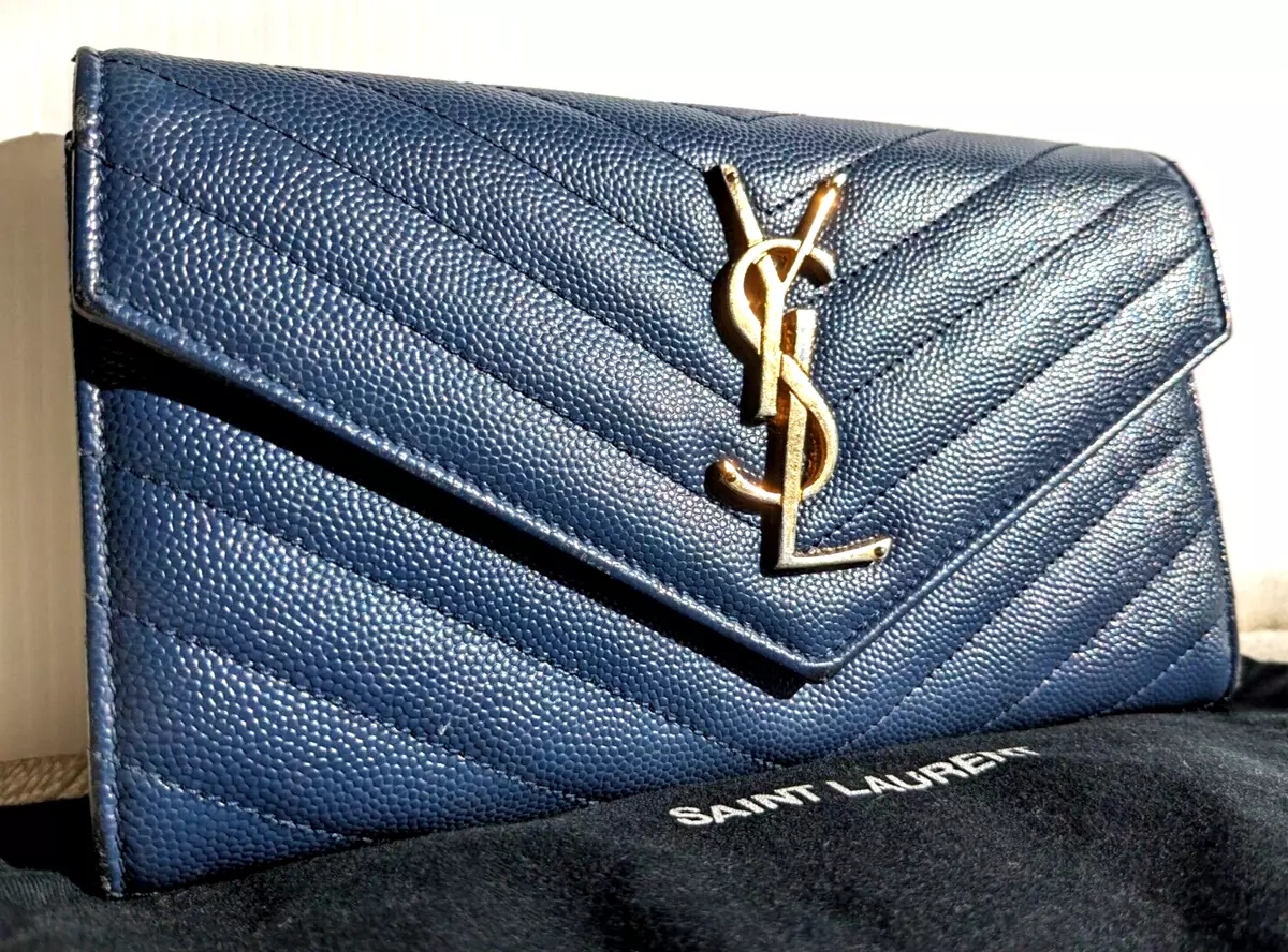 Navy Blue Leather Womens Wallet – O2Leather