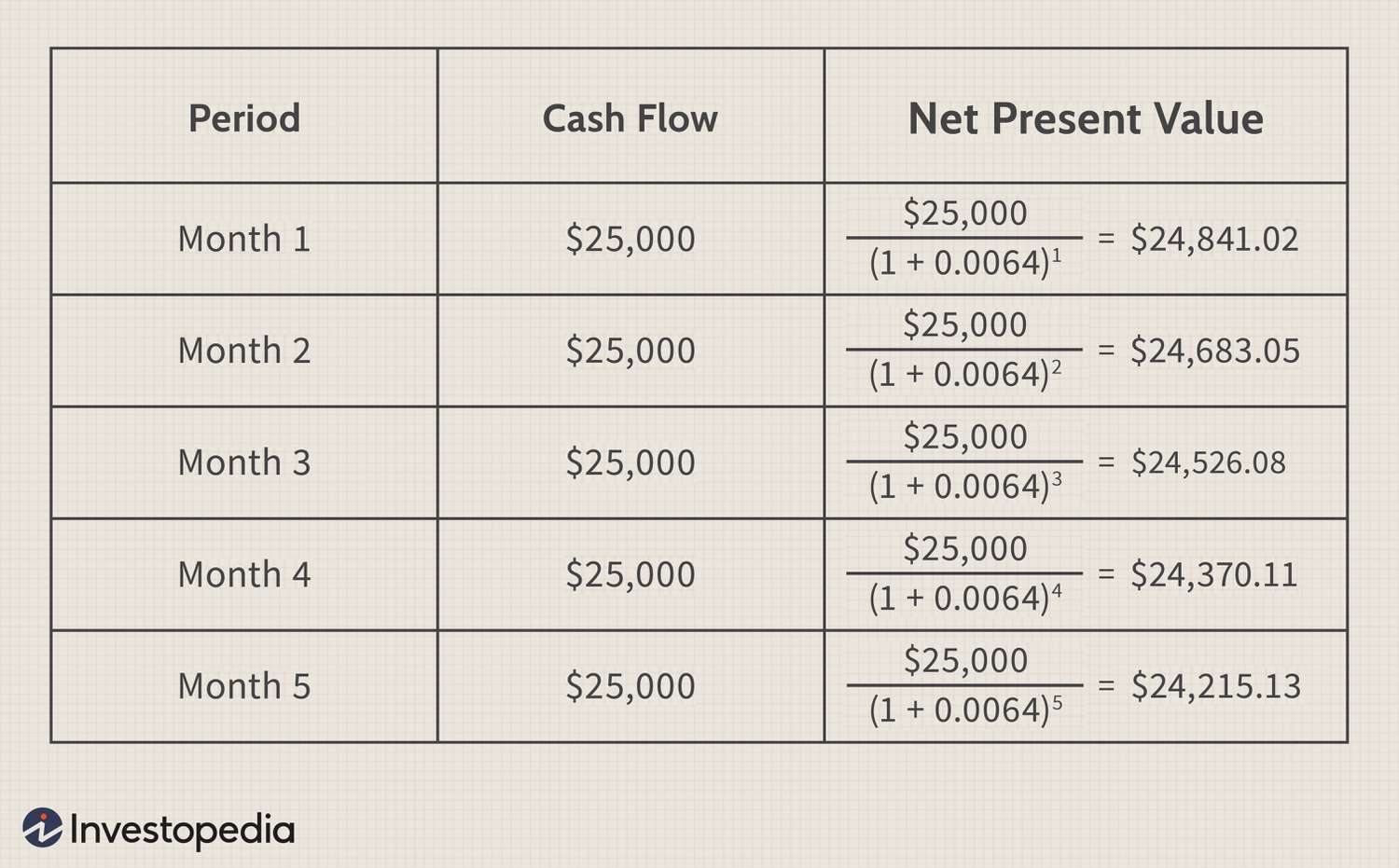 NET PRESENT VALUE | English meaning - Cambridge Dictionary