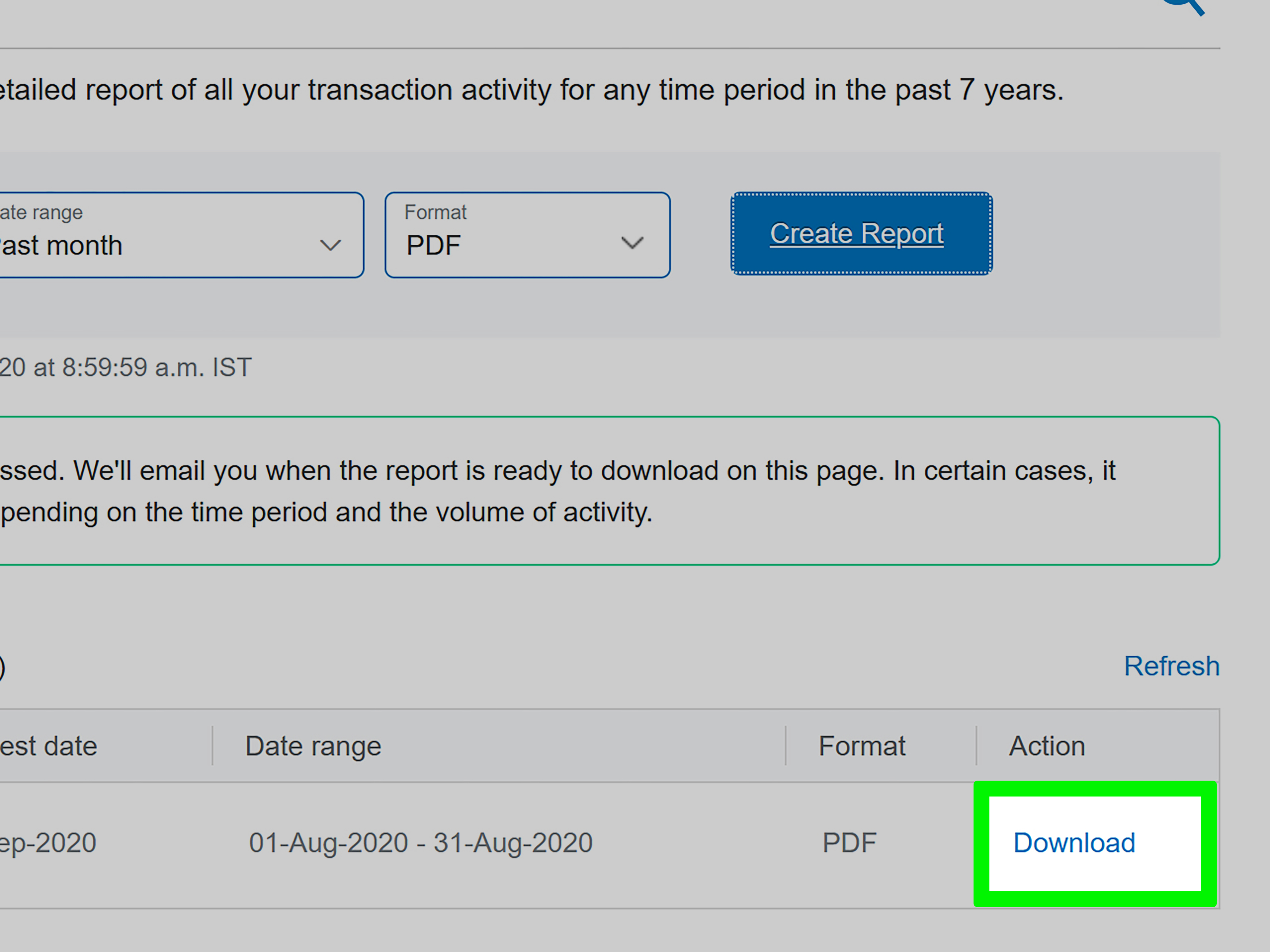Solved: How to view 5 year old transactions in Paypal? - PayPal Community