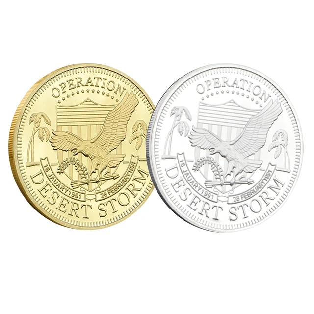 bitcoinhelp.fun: Persian Gulf War/Desert Storm Veteran Challenge Coin : Collectibles & Fine Art