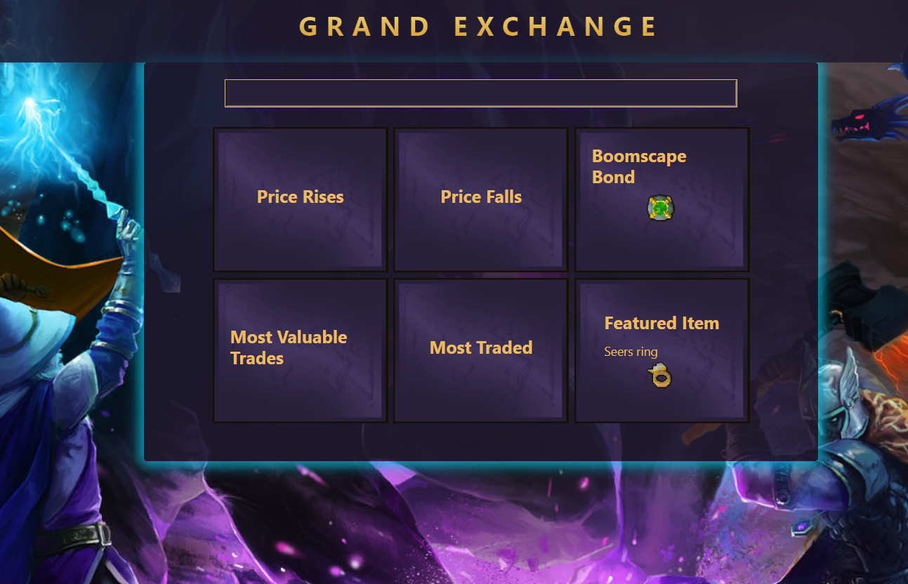 Most Traded Items - RuneScape - Grand Exchange