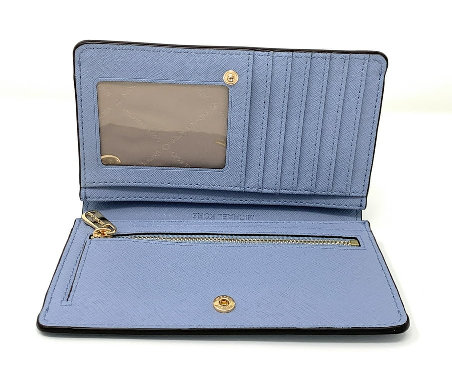 Salvatore Ferragamo Baby Blue Leather Wallet - with dust bag