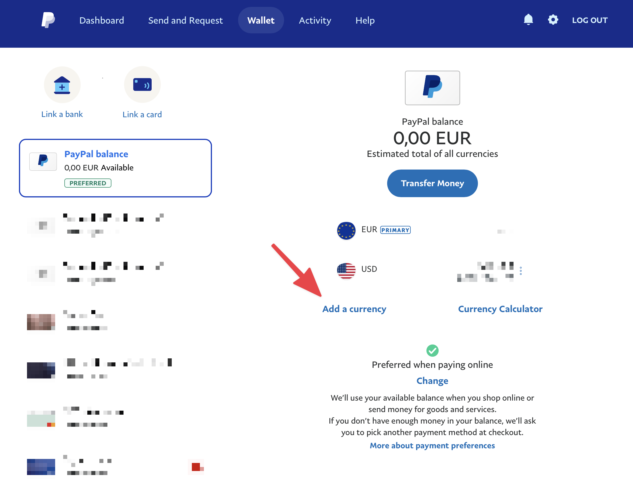 Currency conversion option help - PayPal Community