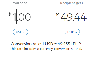 Money Exchange & Currency Conversion - PayPal