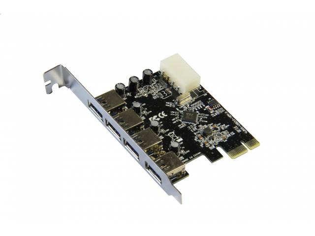 USB Card - 3 + 1 Port, PCIe - LINDY International Limited