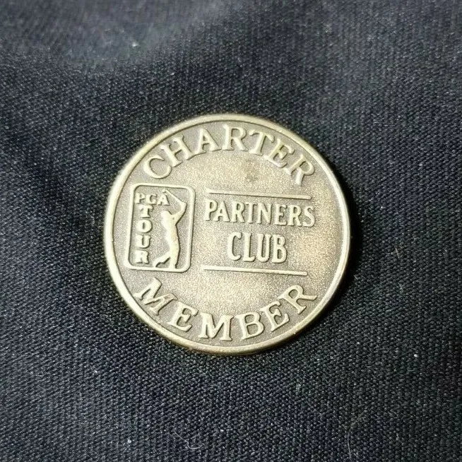 PGA TOUR PARTNERS Club ~Charter Member~ Collectible Golf Coin Token RARE $ - PicClick