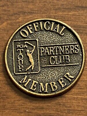 VINTAGE PGA TOUR Partners Club Charter Member Coin Token Charm $ - PicClick