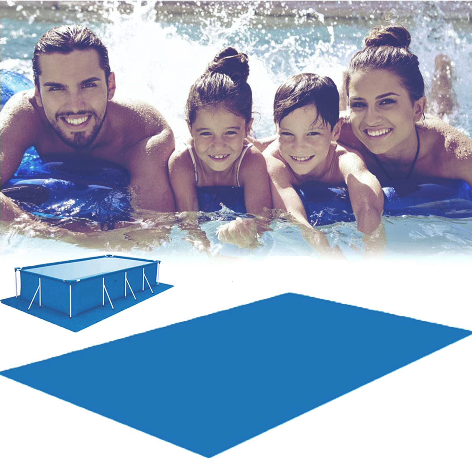 Bestway Pool Floor Protector Mats - 8 Pack | CAMPCRAFT®