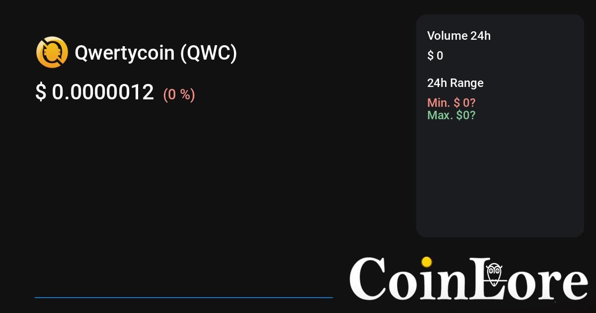 Qwertycoin (QWC) to Solomon Islands dollar (SBD) price history chart, calculator online, converter