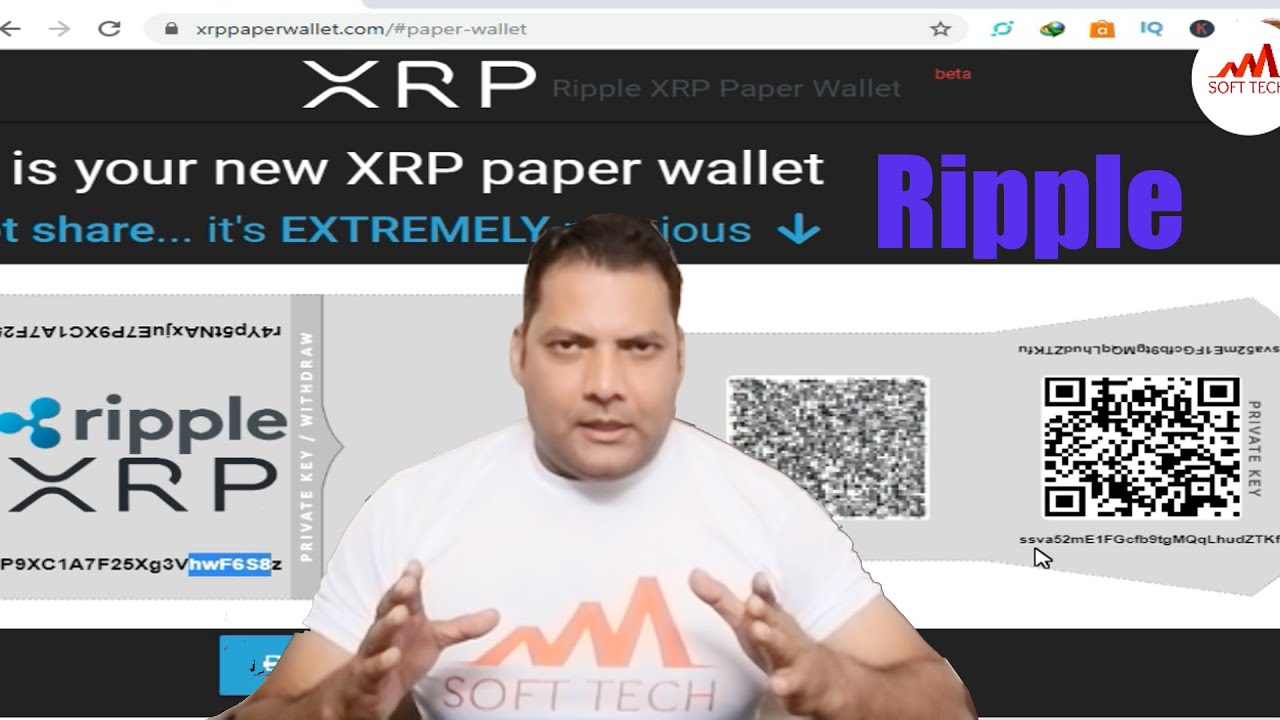 How to create a cold/paper wallet for XRP - Learner trip