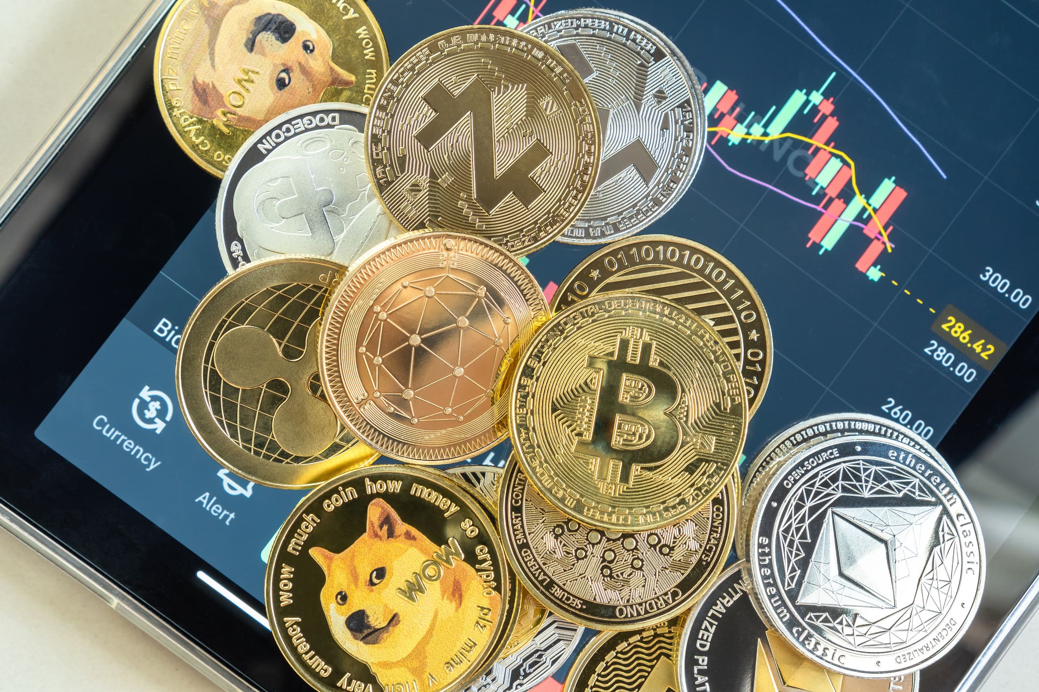 Top 10 cryptocurrencies