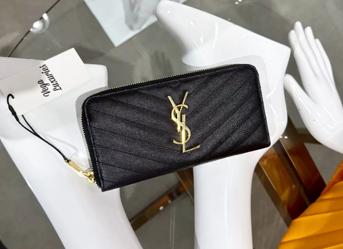 Saint Laurent Monogram Compact Wallet | bitcoinhelp.fun