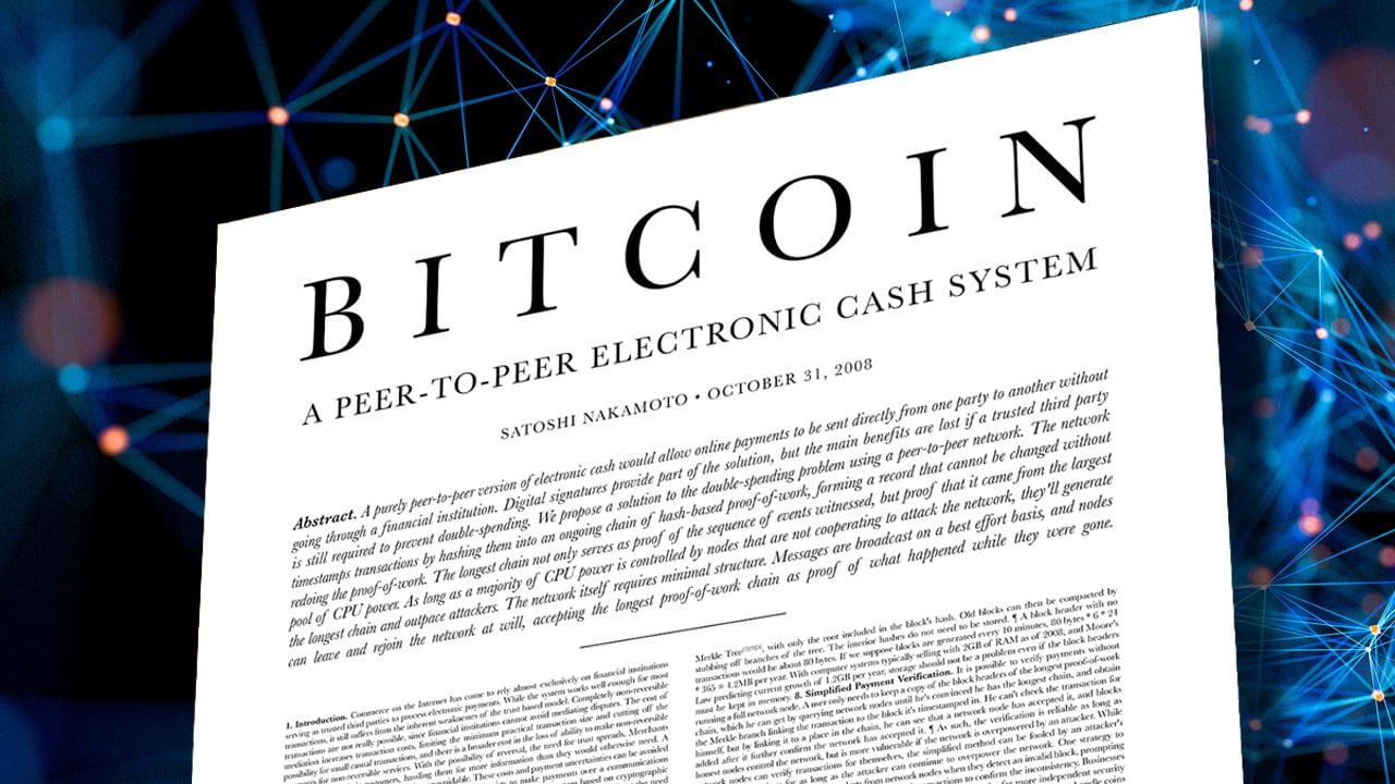 Bitcoin Whitepaper – Satoshi Nakamoto