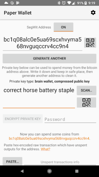 GitHub - coinables/segwitaddress: segwit paper wallet address generator P2WPKH