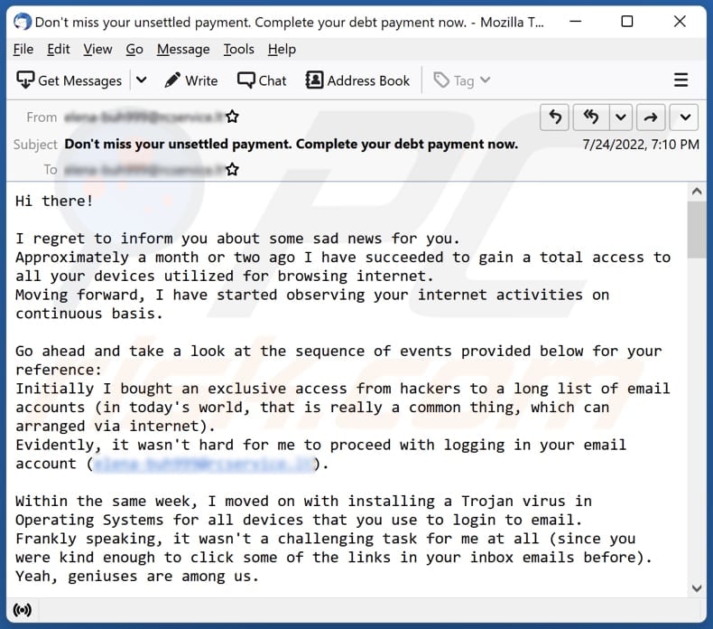 Scam emails demand Bitcoin, threaten blackmail | Consumer Advice