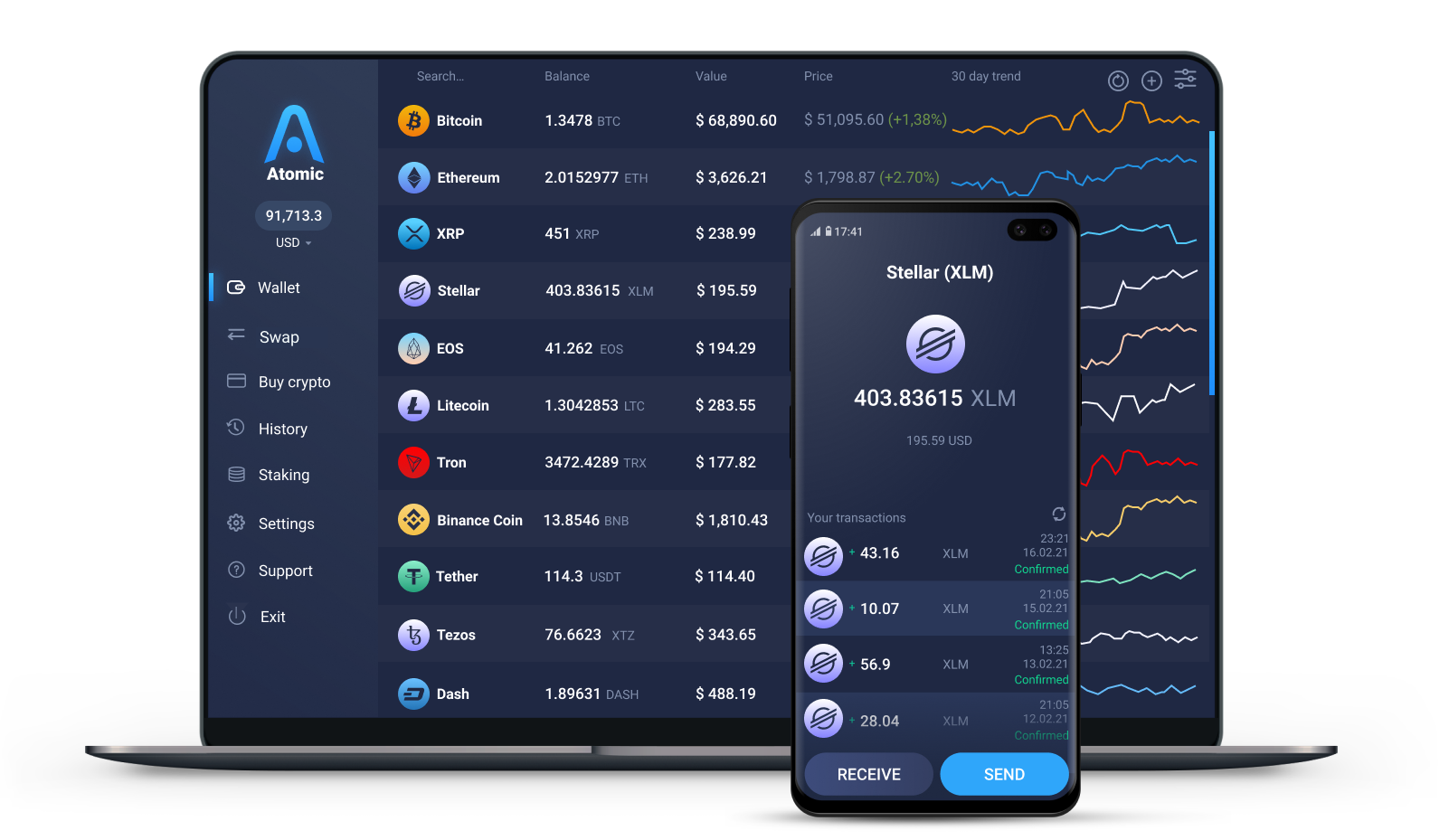 ‎XLM Wallet - Buy Crypto on the App Store