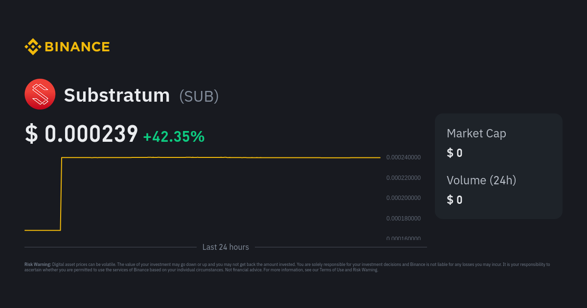 What is Substratum (SUB) - Simple Explanation for Beginners