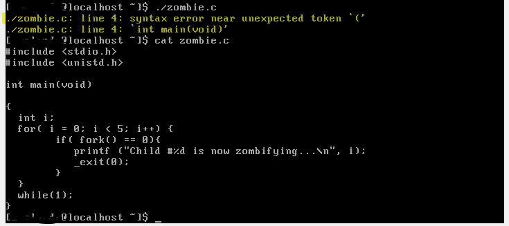 line 3: syntax error near unexpected token `('