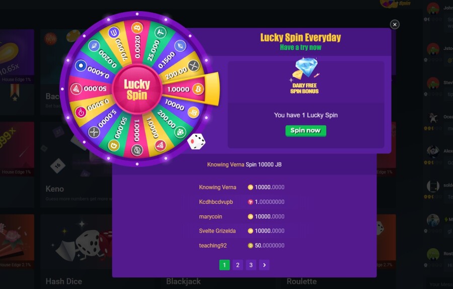 Bitcoin Wheel of Fortune - Spin and Earn Bitcoins